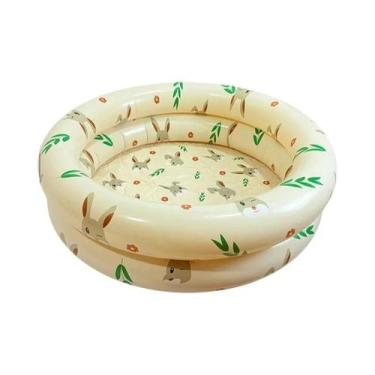 Imagem de Piscina Inflável Portátil De PVC Para Crianças, Redonda, Brinquedo Div