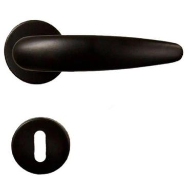 Imagem de Fechadura VERT 2 - 55mm PRETO Zamack Imab Conjunto
