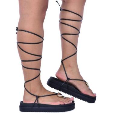 Imagem de Papete Feminina SoftLux Gladiadora-Preta, 40