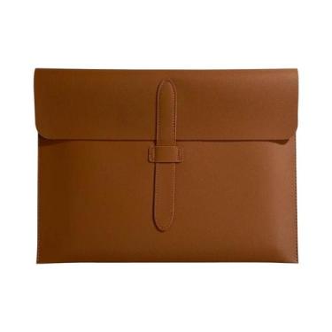 Imagem de Pasta De Documentos Em Couro Grosso A4 Para Negócios, Escola E Escritó