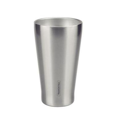 Imagem de Copo Térmico Tramontina em Aço Inox sem Tampa 550 ml, Inox
