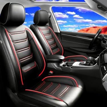 Imagem de FiveFox Capas de assento de carro adequadas para carros selecionados 2010-2024 2025 Petrol/Hybrid - cobertura total, protetor de almofada de assento à prova d'água e para todos os climas, conjunto