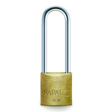 Imagem de Cadeado em latão com haste longa 30 x 70 mm - CR30/70 - Papaiz