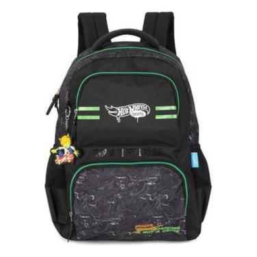 Imagem de Mochila De Costas Juvenil Original Coleção Hot Wheels Skate - Luxcel