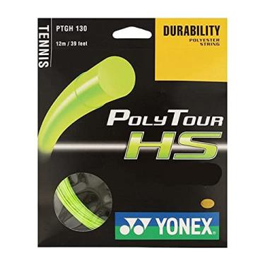 Imagem de Yonex Conjunto de cordas de tênis Poly Tour HS (16-1,30 mm) (verde)