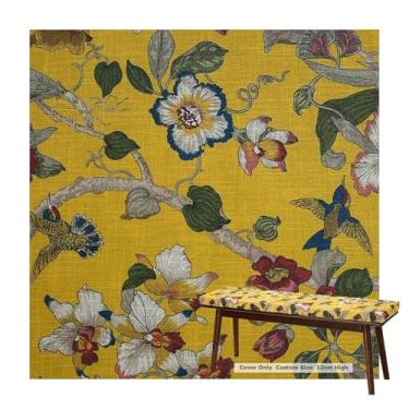 Imagem de Capas de substituição para móveis removíveis com zíper para sofá Capas de almofadas personalizadas para bancos externo interno 5cm altura pelúcia veludo macio inverno(195x55 cm)