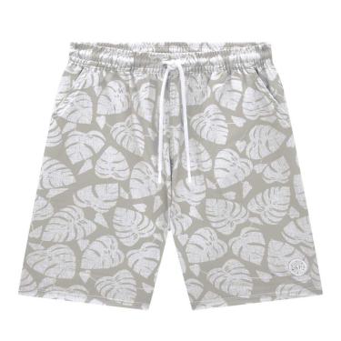 Imagem de Bermuda Infantil Menino em Nylon Granizo Onda Marinha-Masculino