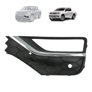 Imagem de MOLDURA DO FAROL DE MILHA CROMADA VW AMAROK 2017 A 2024 LADO ESQUERDO (COM FURO SENSOR) - 2H6898489ARYP