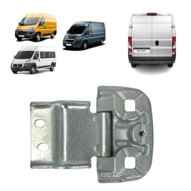 Imagem de DOBRADIÇA SUPERIOR PORTA TRASEIRA DUCATO BOXER JUMPER 2018 A 2025 LADO ESQUERDO (180 GRAUS)