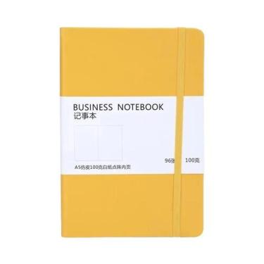 Imagem de Caderno A5 Com Capa Dura, 192 Páginas, Papel Pontilhado, Diário Com El