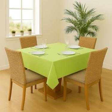 Imagem de Kit com 6 Toalhas de Mesa Oxford 1.50x1.40m Quadrada - Decoração para Festas, Aniversário, Restaurante e Buffet, Resistente e Prática (PISTACHE)