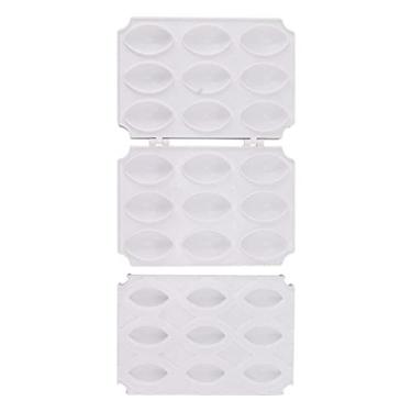 Imagem de Luqeeg Almôndega que Faz o Molde Conveniente Abs Ferramenta de Imprensa do Fabricante de Bolo de Carne para Cozinha Diy, Máquina de Lavar Louça Segura para Cozinhar Em Casa (Nove grades)