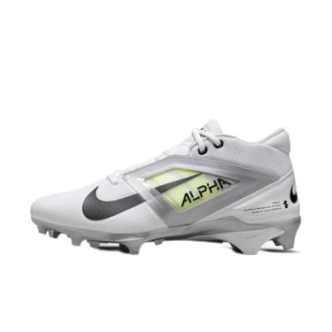 Imagem de Nike Chuteira masculina Alpha Menace 4 Pro NRG, Branco/prata metálico/pó de fóton, 46
