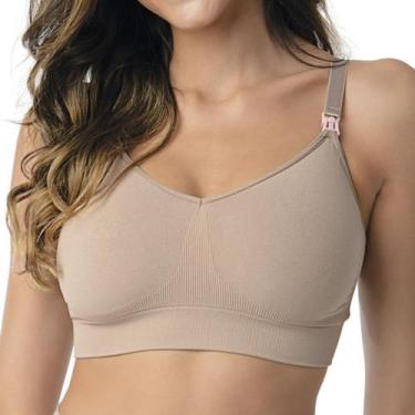 Imagem de Sutiã Maternal Ultraleve DeMillus 61158, Bege, Rosado, B (veste 48 a 5