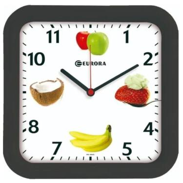 Imagem de Relogio de Parede Preto Real Eurora 6555-145