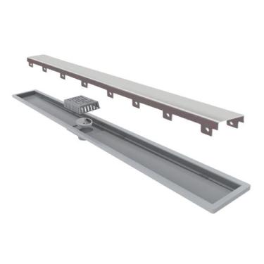 Imagem de Ralo Linear Royal Tampa Inox 100cm Elleve