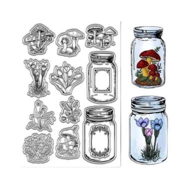 Imagem de Carimbo De Silicone Transparente Vintage Com Luzes Para Scrapbook, Lâm