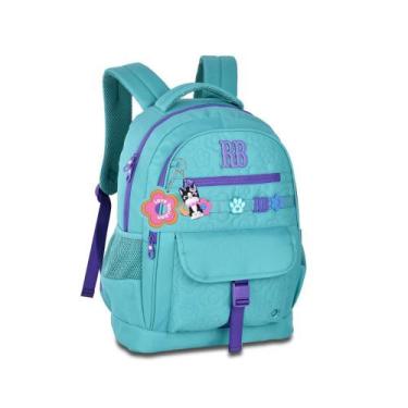 Imagem de Mochila Costas Flower Power Verde - Rebecca Bonbon