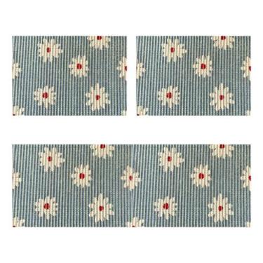 Imagem de Conjunto 3 Tapetes Cozinha Banheiro Compacto Passadeira Duna - Tokdeca