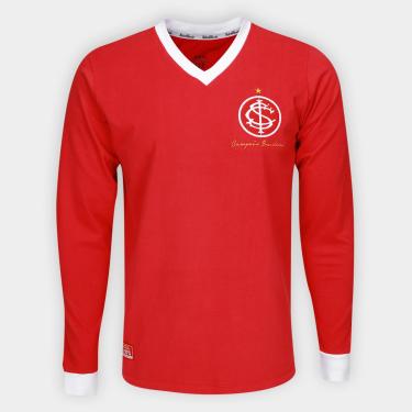 Imagem de Camiseta Internacional Retro Mania 1975 Manga Longa Masculina-Masculino