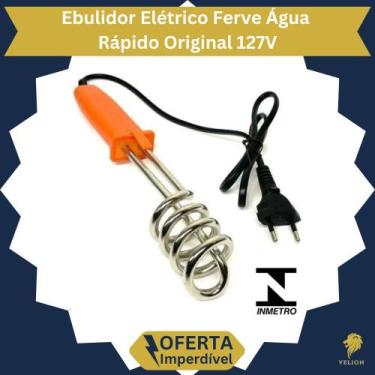 Imagem de Ebulidor Elétrico Aquecedor Água Rabo Quente Mergulhão 127 ou 220 Volt