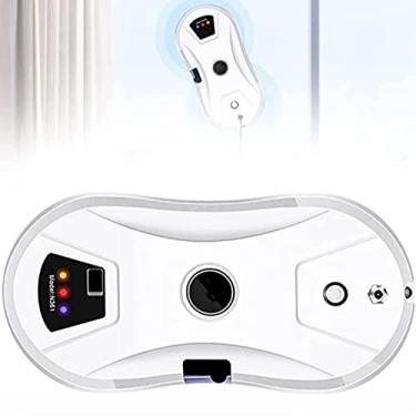 Imagem de Robô Limpador Janela Inteligente, Limpeza Vidro Inteligente Robótico Para Interior E Exterior, Azulejo Vidro, Spray água Automático, Kit Limpeza Inteligente Com Controle Remoto,White
