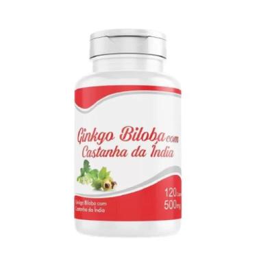 Imagem de Ginkgo Biloba Castanha 120 Cápsulas 500 mg - Empório Ns
