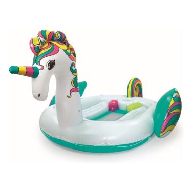 Imagem de Boia Gigante 6 Pessoas Ilha Unicornio Inflavel 6x4m Bestway
