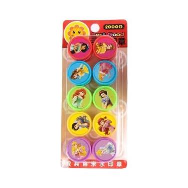 Imagem de Carimbos Temáticos De Princesas Para Meninas, Lembrancinhas De Festa, 