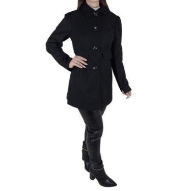 Imagem de Casaco Feminino Facinelli By Mooncity Médio Preto - 610251-Feminino