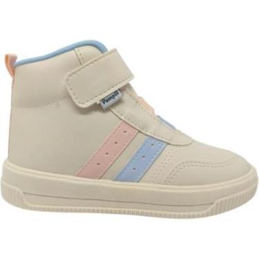 Imagem de Tênis Botinha Infantil Menina Casual Dia a Dia Passeio Escola Anatômico Conforto Pampili 738.034-Feminino