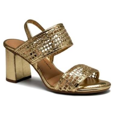 Imagem de Sandália Feminina Trissê Slide Salto Bloco Alto Dakota-Feminino