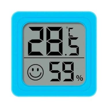 Imagem de Medidor Digital De Temperatura E Umidade Portátil Mini Para Uso Intern