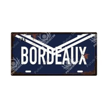 Imagem de Placa De Metal Vintage Francesa Com Tema Urbano, Placa Decorativa De E