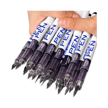 Imagem de Caneta-tinteiro Descartável Clássica Com Ponta Extra Fina 0.5mm Para E