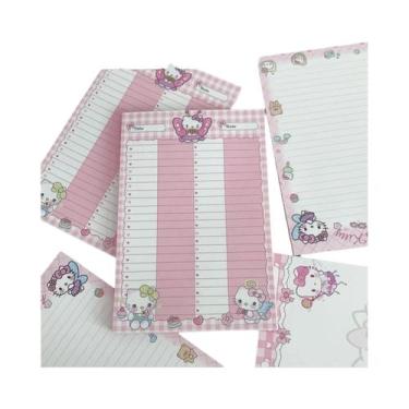 Imagem de Caderno De Anotações Fofo Hello Kitty Com Páginas Destacáveis, Materia