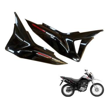 Imagem de Tampa Lateral Nxr Bros 160 modelo 2016 Até 2021 Lado Filtro e Bateria 