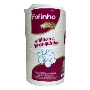 Imagem de Papel Higiênico Fofinho Dupla 05 Pct C/4 Rolos Cheiro Bebe - CIA CANOI