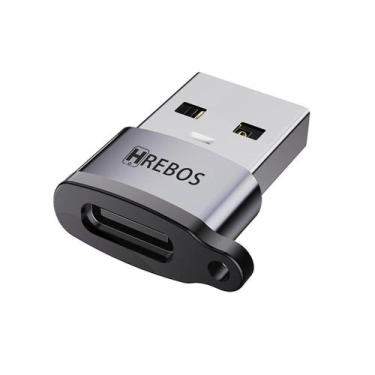 Imagem de Adaptador USB Para USBC Fêmea Para Samsung Motorola Xiaomi Tipo C Hreb