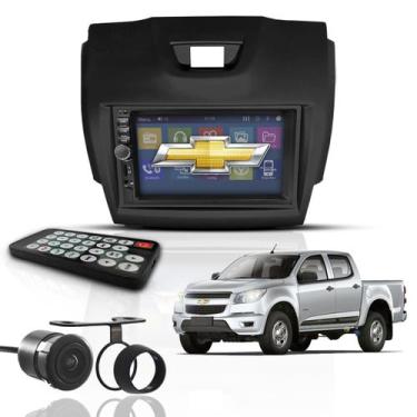 Imagem de Kit Central Multimídia Mp5 2 Din Bt Espelha Dvd Cam Gm S10 - First Opt