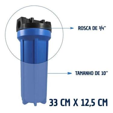 Imagem de Filtro Para Fabricação Bebida Artesanal Triplo Pp Plissado Azul - Roya