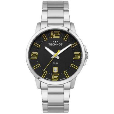 Imagem de Relógio Technos Masculino Racer Basico Prata - 2315lba/1y