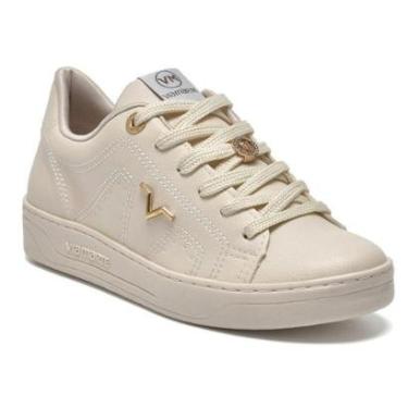 Imagem de Tênis Feminino Via Marte Flatform Plataforma Conforto 020-012 Bege-Feminino