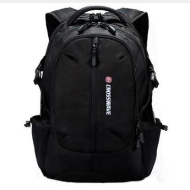 Imagem de Mochila Antifurto Executiva Crosswave Notebook Masculina Resistente Grande 34 Litros-Ma...