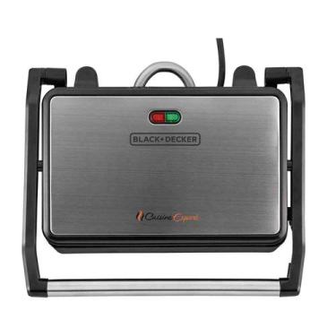 Imagem de Grill Elétrico Prensa Cuisine Expert Black &amp Decker Antiaderente 80