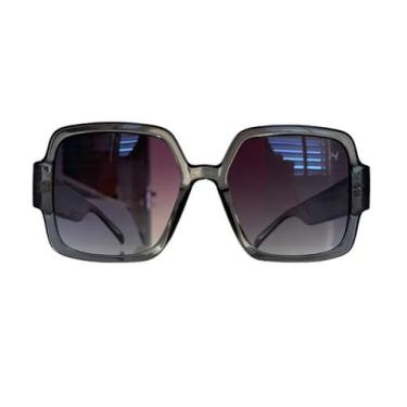 Imagem de Óculos Feminino De Sol Violeta Com Case Antiqueda Proteção UVA E UVB -