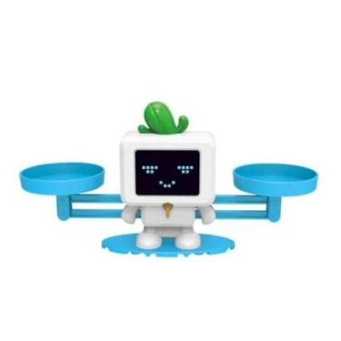 Imagem de Brinquedo Educativo Equilíbrio Pesos Robot Balance Scale - Steam Toy
