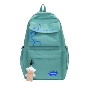 Imagem de Mochila Bolsa Antifurto Escolar Estilo Koreano Impermeável - Klizz, Ve