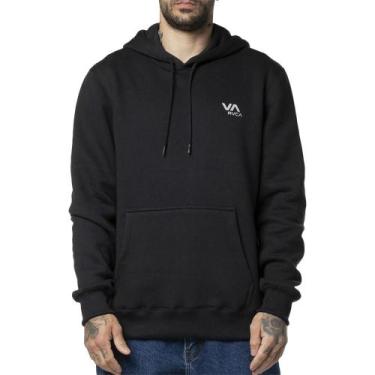 Imagem de Moletom RVCA Canguru VA Essential HD 305 WT24 Preto, Preto, M