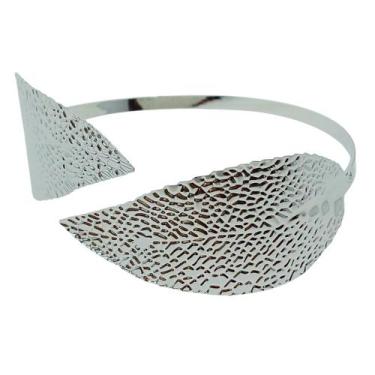 Imagem de Bracelete Folha Niquel Luxo Fantasia Grega 02 Unidades - Festas e Fant